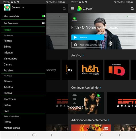 Três aplicativos de streaming com canais ao vivo para.